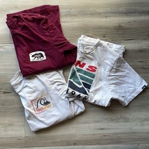 Lot of 3 Boys Skate Shirts
